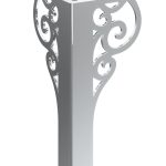 Cabinet leg Royal Chrome