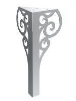 Royal chrome furniture leg