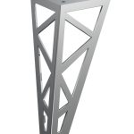 Cabinet leg Focus chrome