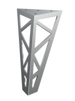 Cabinet leg Focus chrome