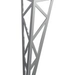 Focus furniture leg in chrome