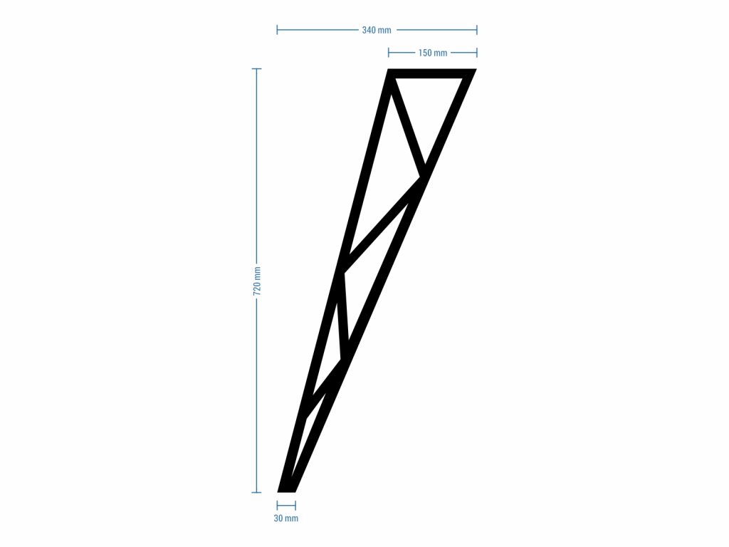 Table Leg Focus 72 cm - Image 4