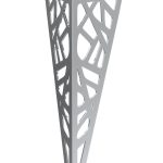 Roller table leg Chrome