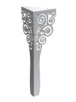 Leg for Flores table Chrome