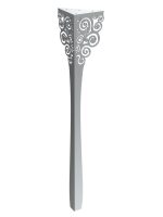 Table leg Flores chrome
