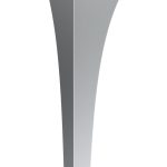 Talia furniture leg in chrome