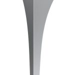 Table leg Talia Chrome