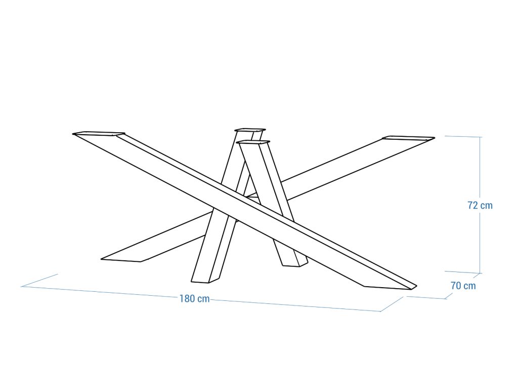 Metal Table Base Mediolan Heavy XL - Image 5