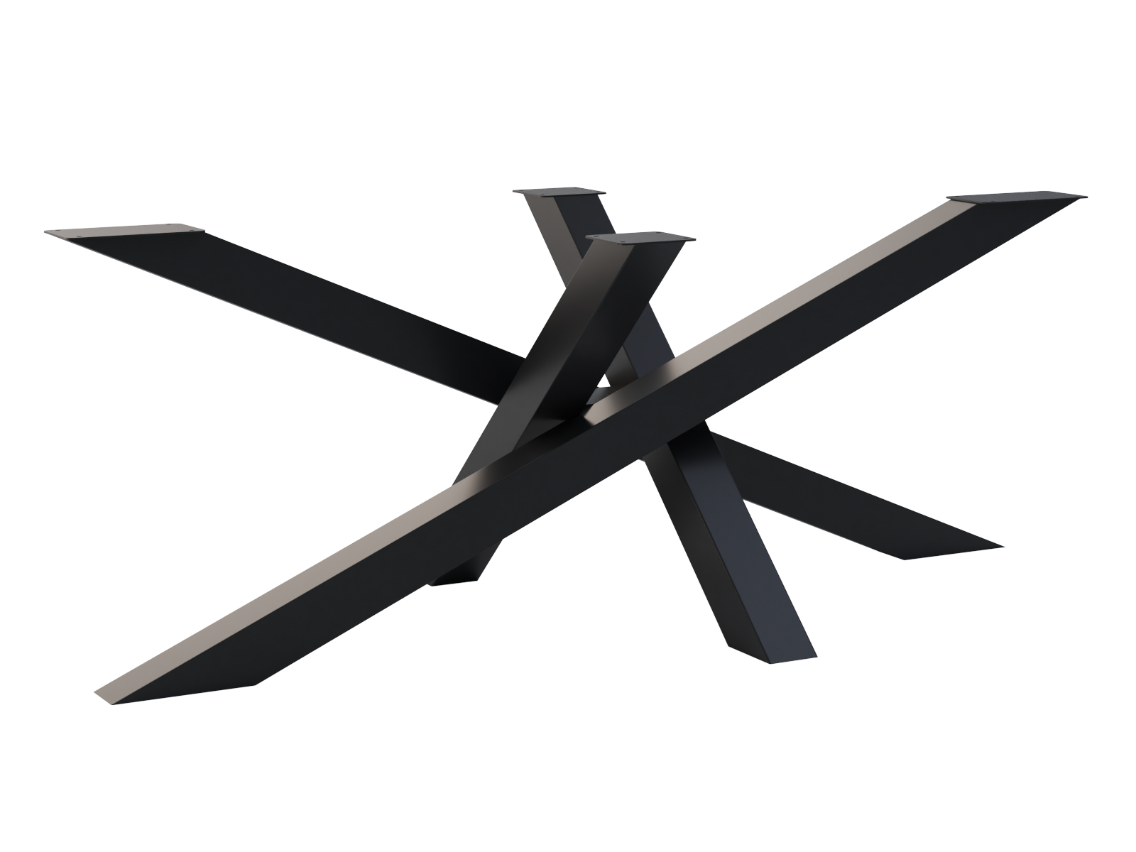 np-108-60x120-l-h45-cza Metal Side Table Base Mediolan L - Image 1