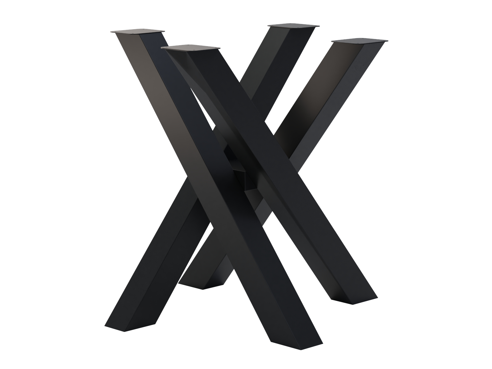 np-108-70x70-h72-cza Metal Table Leg Mediolan S - Image 1