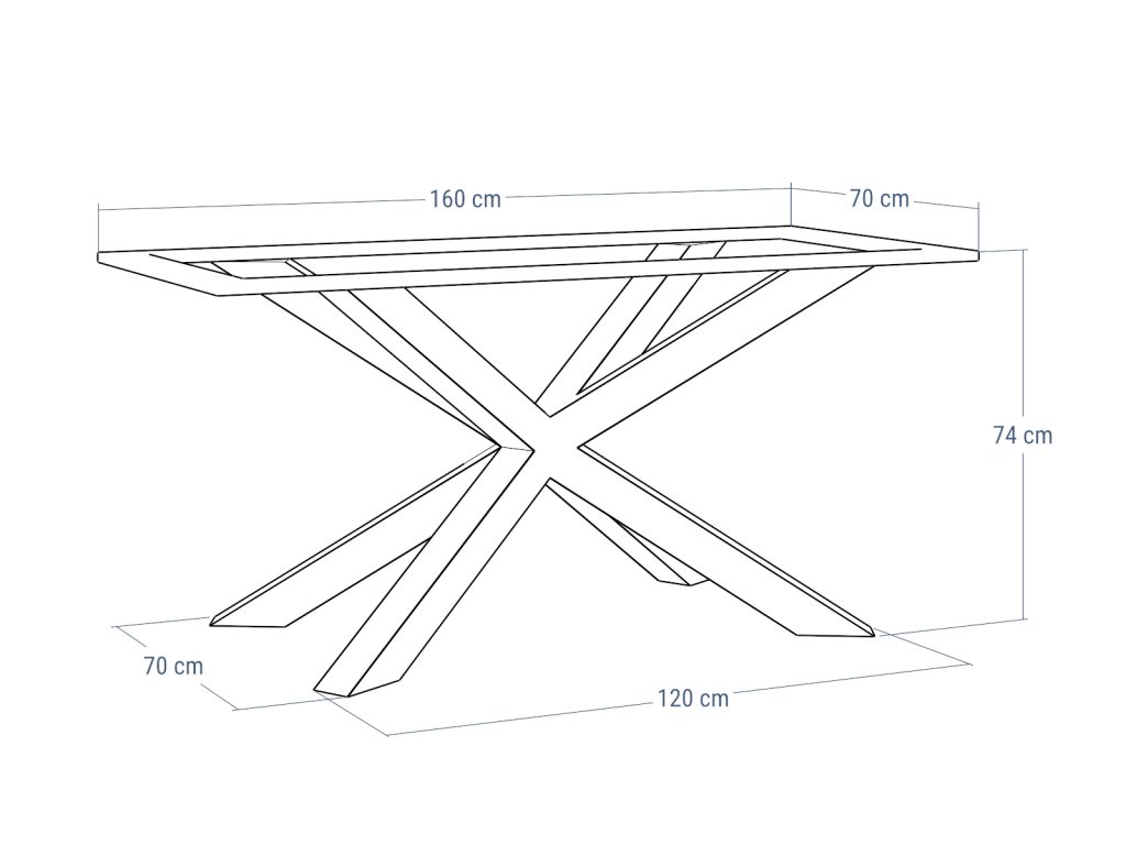 Table Base for Stone Top Spider M - Image 4
