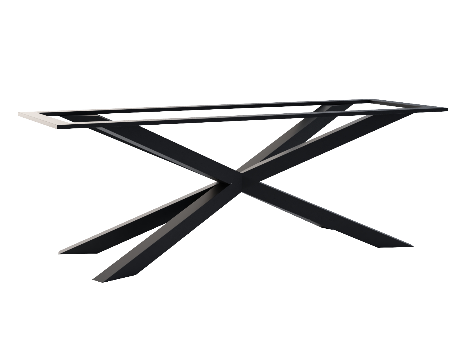 np-80-h72-xl-cza Metal Table Leg for Stone Top Spider XL - Image 1