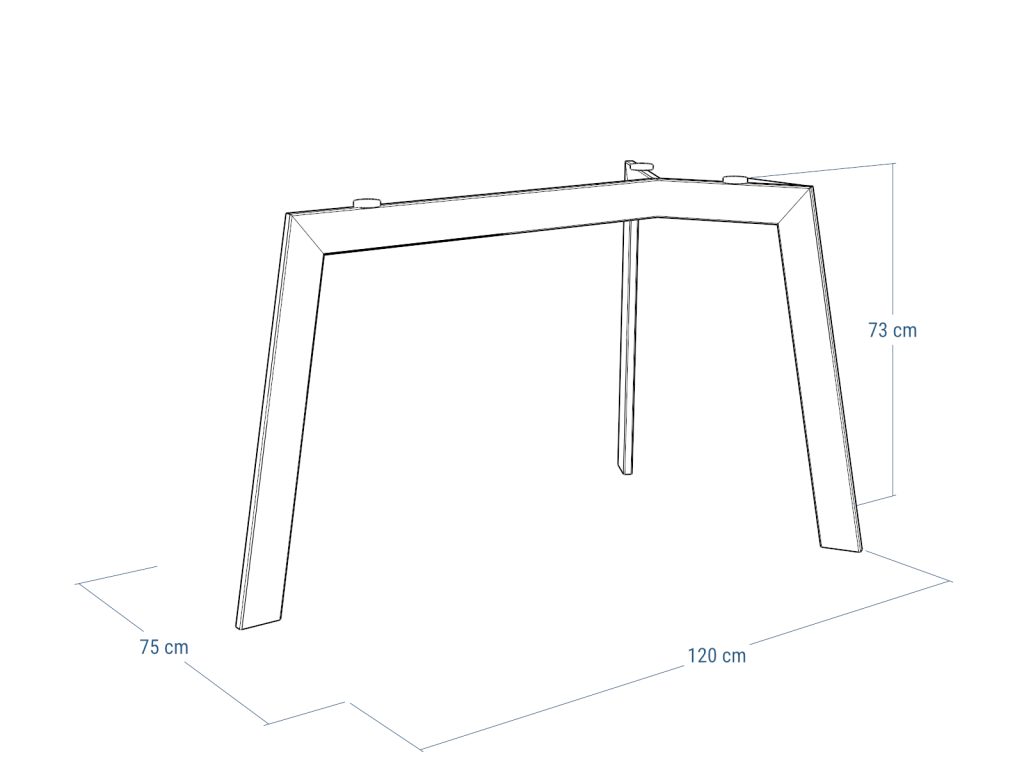 Table Base for Glass Top Triangle M - Image 4