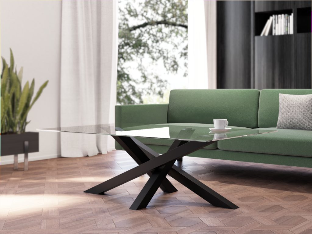 Cofee Table Base for Glass Top Mediolan L - Image 4