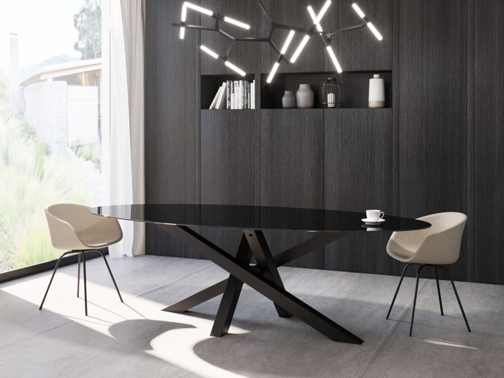 Table Base for Glass Top Mediolan L - Image 4