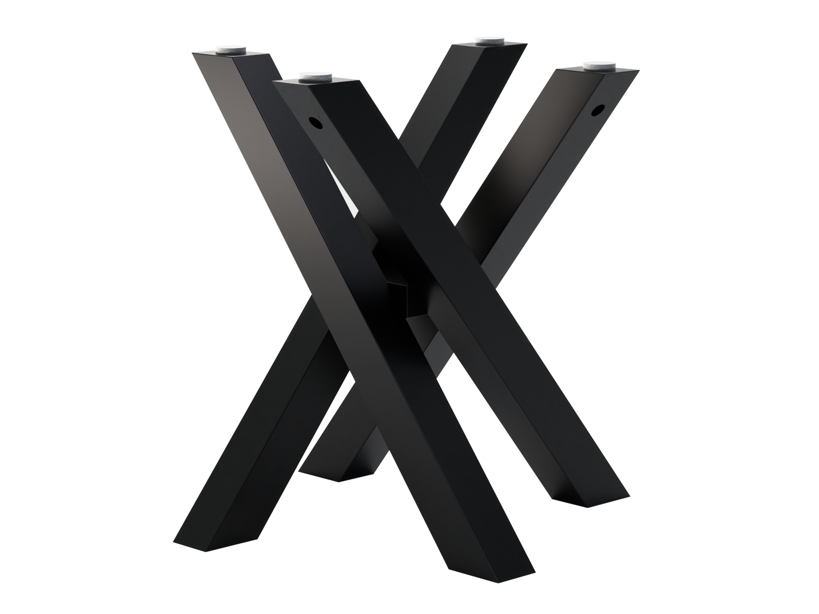 np-bs-108-70x70-h72-cza Table Base for Glass Top Mediolan S - Image 1