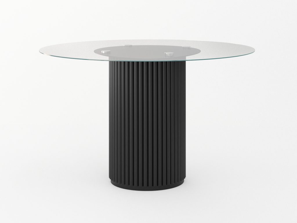 Metal Table Base for Glass Top Toro S - Image 2