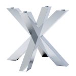 Table leg under glass Pajak Heavy chrome S