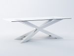 Table Base for Glass Top Spider Heavy Chrome XL - Image 2