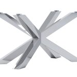 Table leg under glass Pajak Slim Chrome M