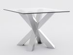 Cofee Table Base for Glass Top Spider Slim Chrome S - Image 3