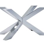 Stainless steel table leg chrome Spider Heavy M