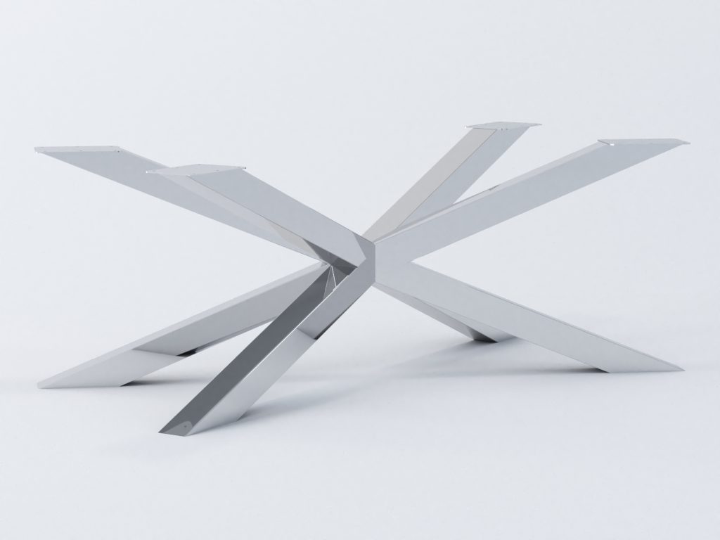 Coffee Table Base Spider Slim Chrome L - Image 2