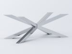 Coffee Table Base Spider Slim Chrome L - Image 2