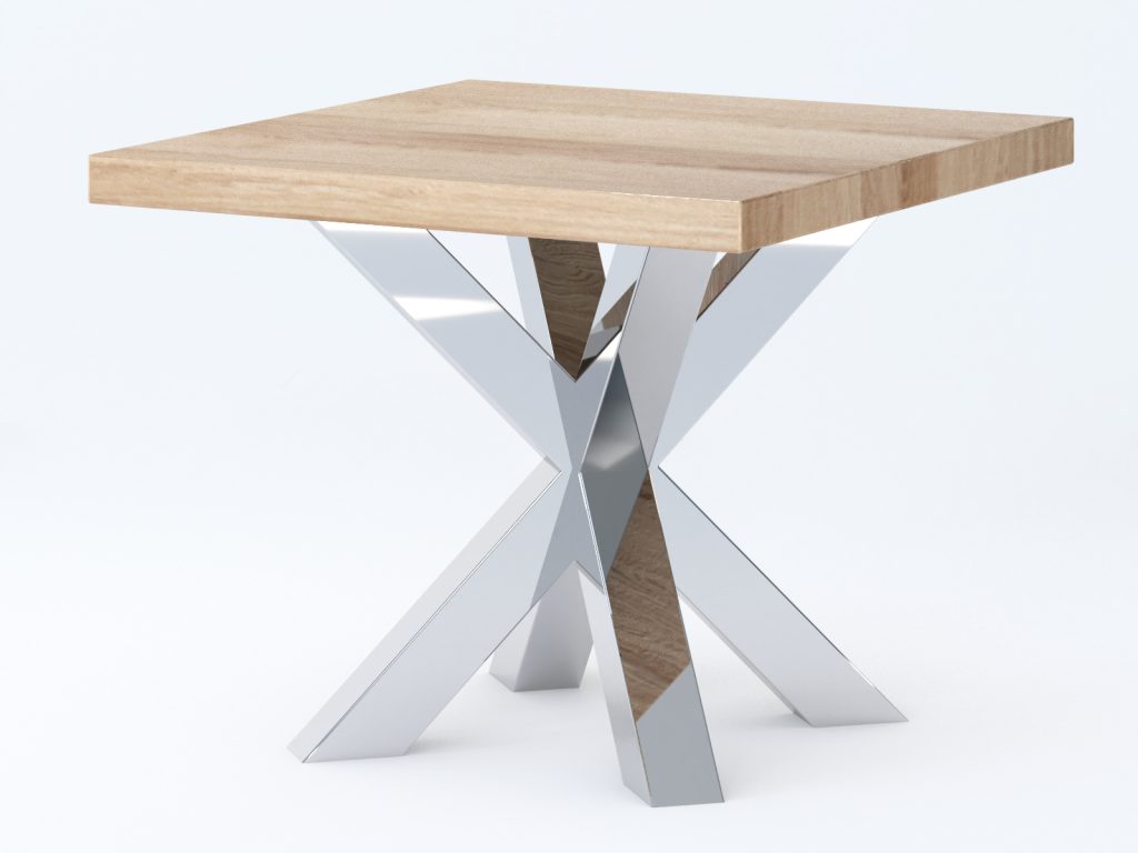 Coffee Table Base Spider Slim Chrome S - Image 3