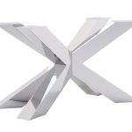 Metal leg for table Spider Heavy Chrome M