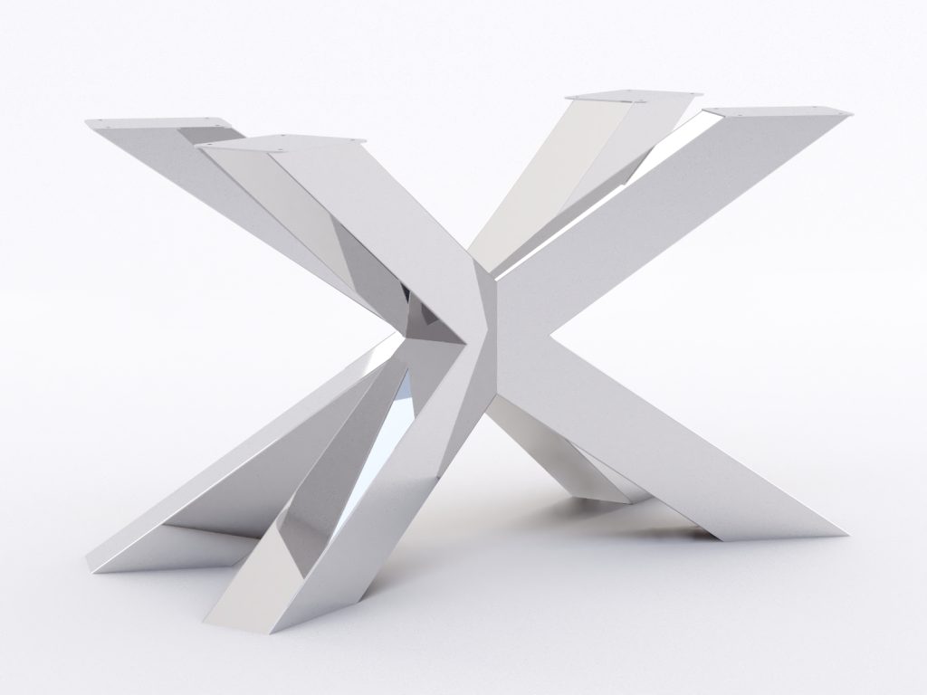 Coffee Table Base Spider Heavy Chrome M - Image 2