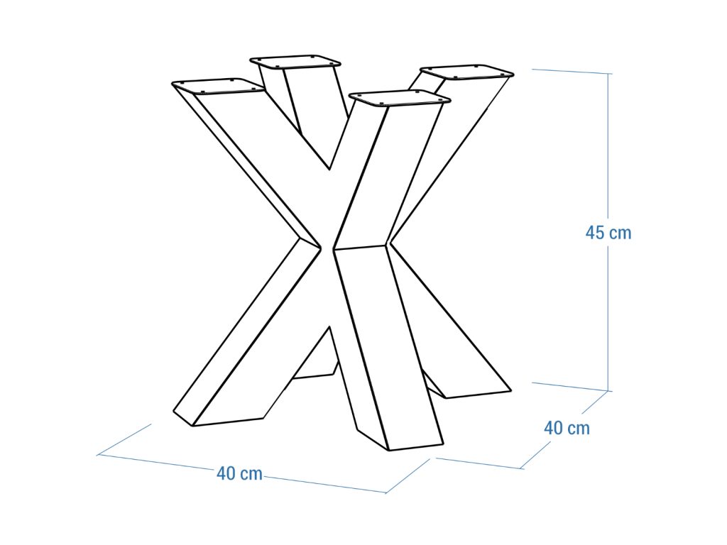 Coffee Table Base Spider Heavy Chrome S - Image 4