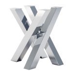 Stainless steel leg for Milan S table