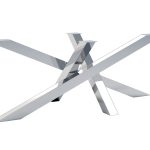 Stainless steel leg for Milan L table