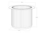 Stainless steel base for the Toro L table - Image 5