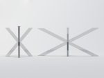 Stainless Steel Table Base Cross L - Image 4