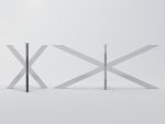 Stainless Steel Table Base Cross XL - Image 4