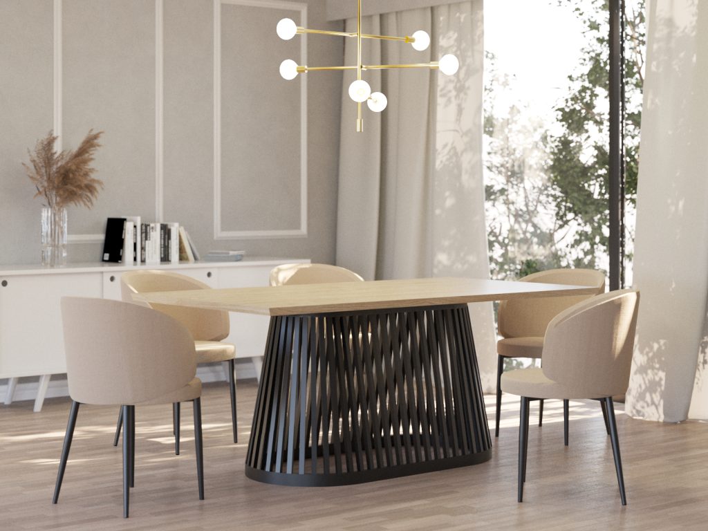 Metal Table Base Finno M - Image 3