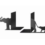 Metal Bookends Elephant P09 2 pcs