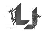 Metal Bookends Horse 2 pcs P85 - Image 2