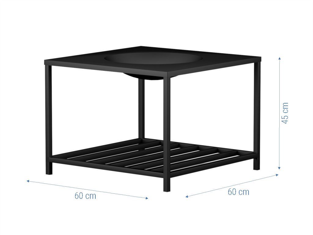 Fire Pit Concava 60x60x45 cm - Image 3
