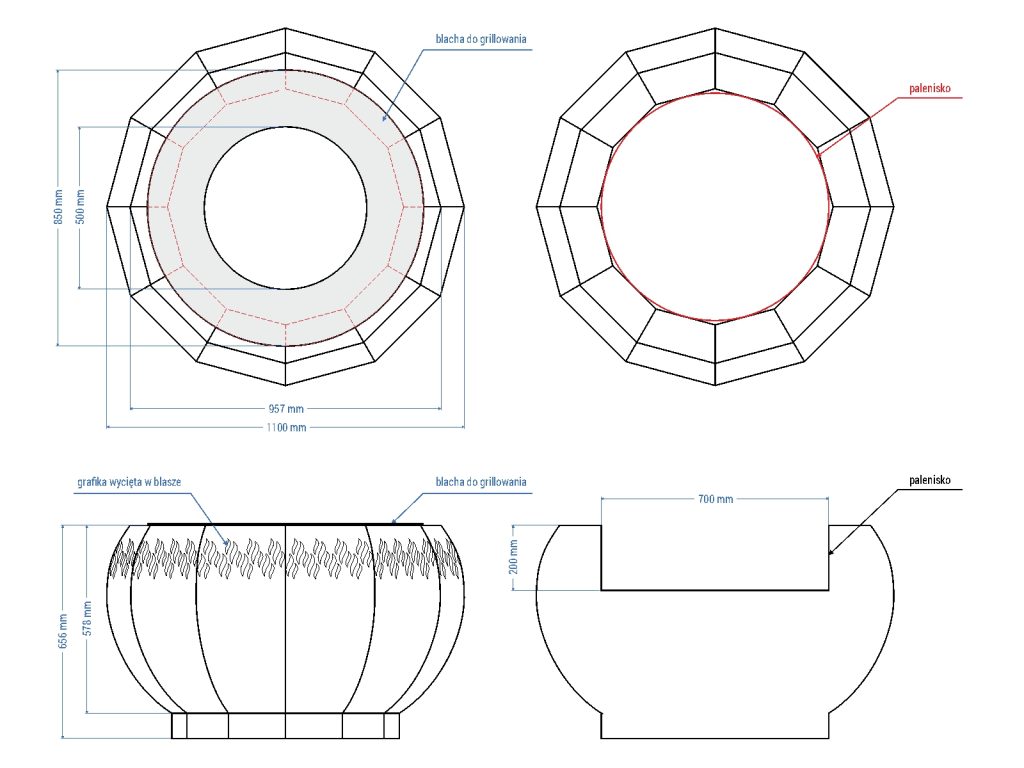 Garden Fire Pit Tassa L - Image 2