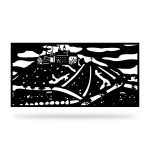 Decorative Fence Panel NAT 28