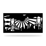 Decorative Fence Panel NAT 33