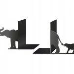 Metal Bookends Elephant P009 2 pcs