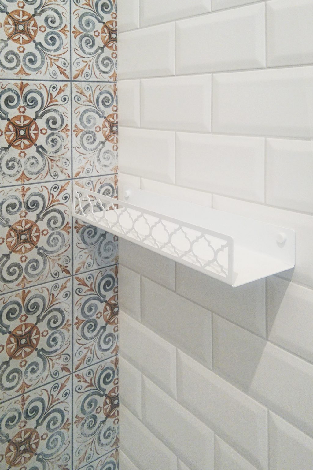 Metal Bathroom Shelf Maroko II 42 cm - Image 2
