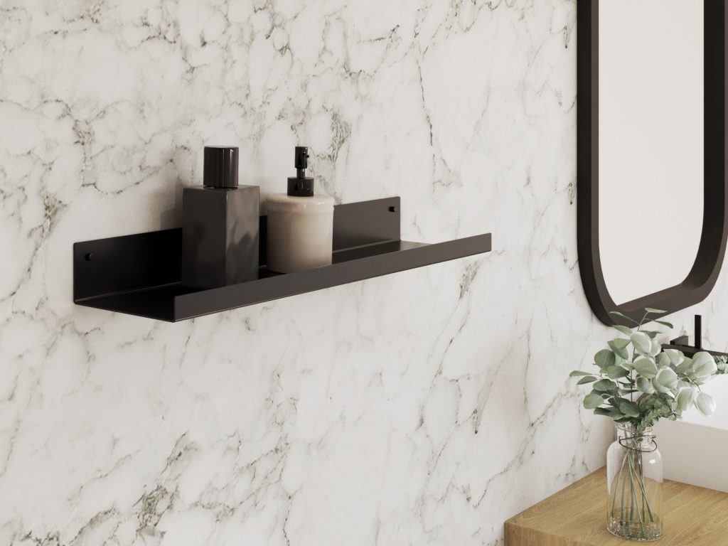 Metal Bathroom Shelf 30 cm - Image 2