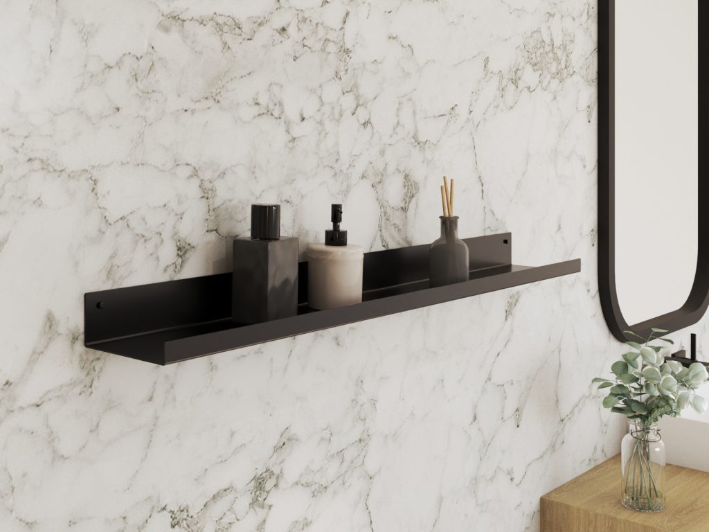 Metal Bathroom Shelf 80 cm - Image 3