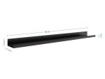 Metal bathroom shelf 90 cm - Image 4