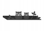 Metal Wall Shelf  Owls POL030 60 cm